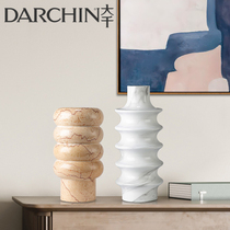 Home Silent Wind Creativity Vase Swing Piece Modern Home Brief Dryflower Florist Hotel Folk Night TV Cabinet Soft Adornment