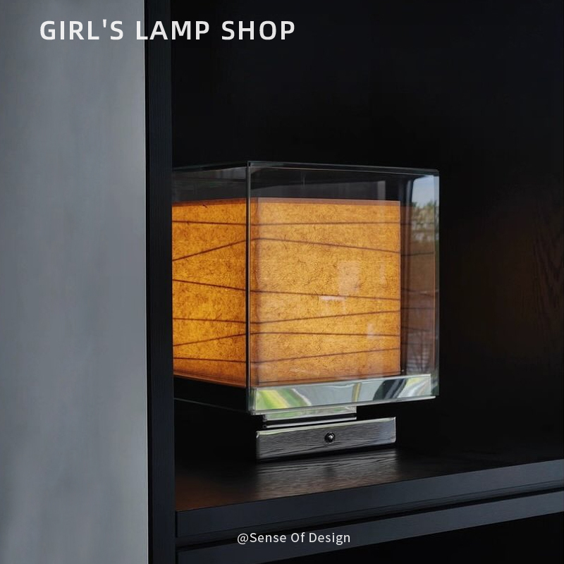 Girl's Lamp Shop Tokyo Andaz Table Lamp Designer Model Bedroom Bedside Lamp Japanese Vintage Table Lamp