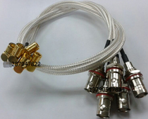 BNC SMB-KKW RF connection cable Q9 female can be fixed to SMB female 90 ° 50-1 5 copper silver plated wire 30CM