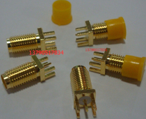 High frequency SMA-KE SMA female outer screw inner hole offset foot 5 feet straight plug welding plate SMA-K foot extension