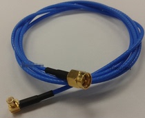 High frequency SMA MCX-JJW male to male adapter wire SMA revolution MCX male bend signal line blue RG316 wire