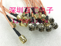 RF RF cable RP-F SMA-JJ adapter wire SMA male inner screw hole to F metric Imperial antenna routing