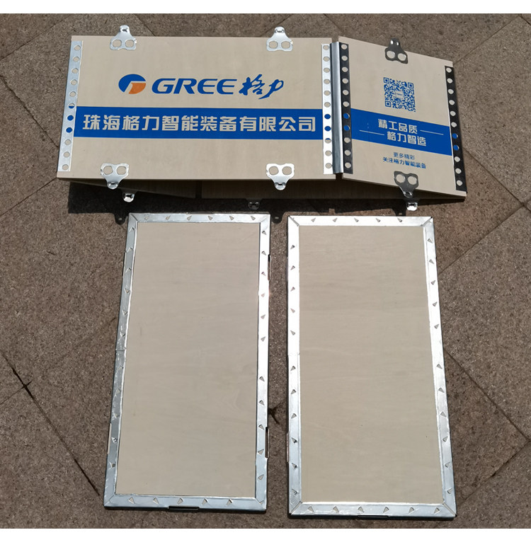 деревянная упаковка 定制包装木出口免钢带设备物流折叠免熏蒸胶合板拆卸组装订做木箱 Nosamalo