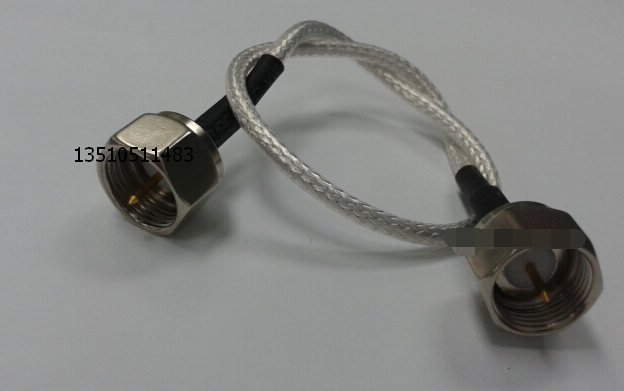 RF Radio Frequency F-JJ Public Coaxial Connecting Line High Frequency Antenna F TV Revolution Public Signal Feeder Public F Double Public