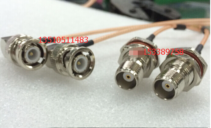 Radio frequency BNC-JW TNC-KY wireless microphone RF coaxial BNC bend TNC mother belt disc L12 turn Q9 line