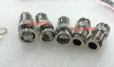 RfRF BNC-J double pin yin and yang signal plug BNC male and female coaxial Q9 special double pin signal head