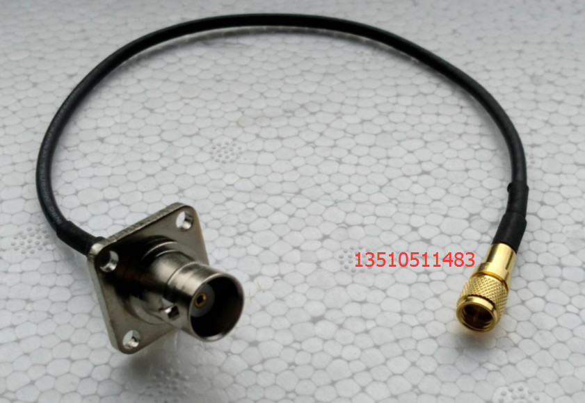 BNC-KF L5-J import sensor ultra soft radio frequency jumper BNC with flange turn M5 male sensor feeder
