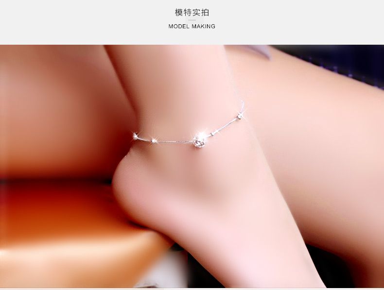 Chaine de cheville Femme en Argenterie - Ref 3103818 Image 13