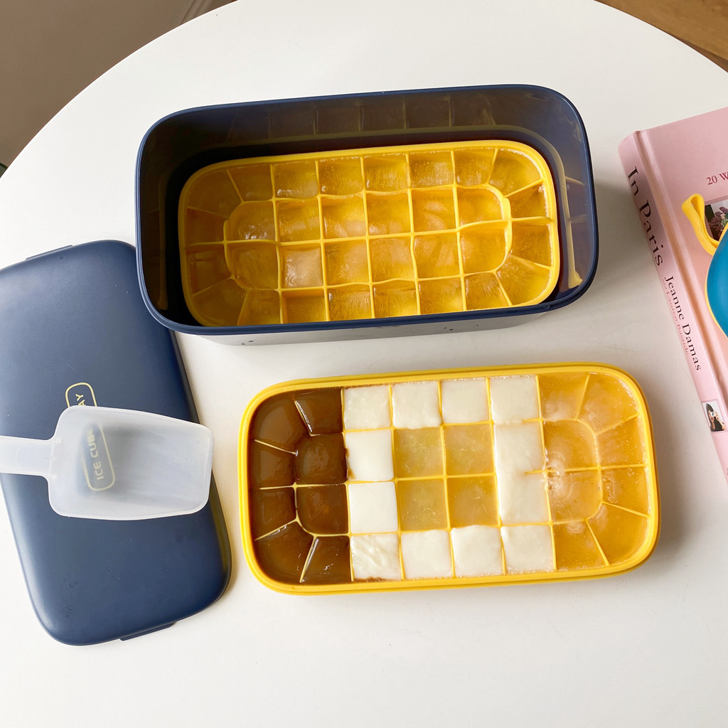 Замороженные кубики льда плесень двойной силиконовый Ледяной ящик кубиков льда артефакт пищевого домой крышка ручной работы формочка для льда Дополнительная пищевая коробка  