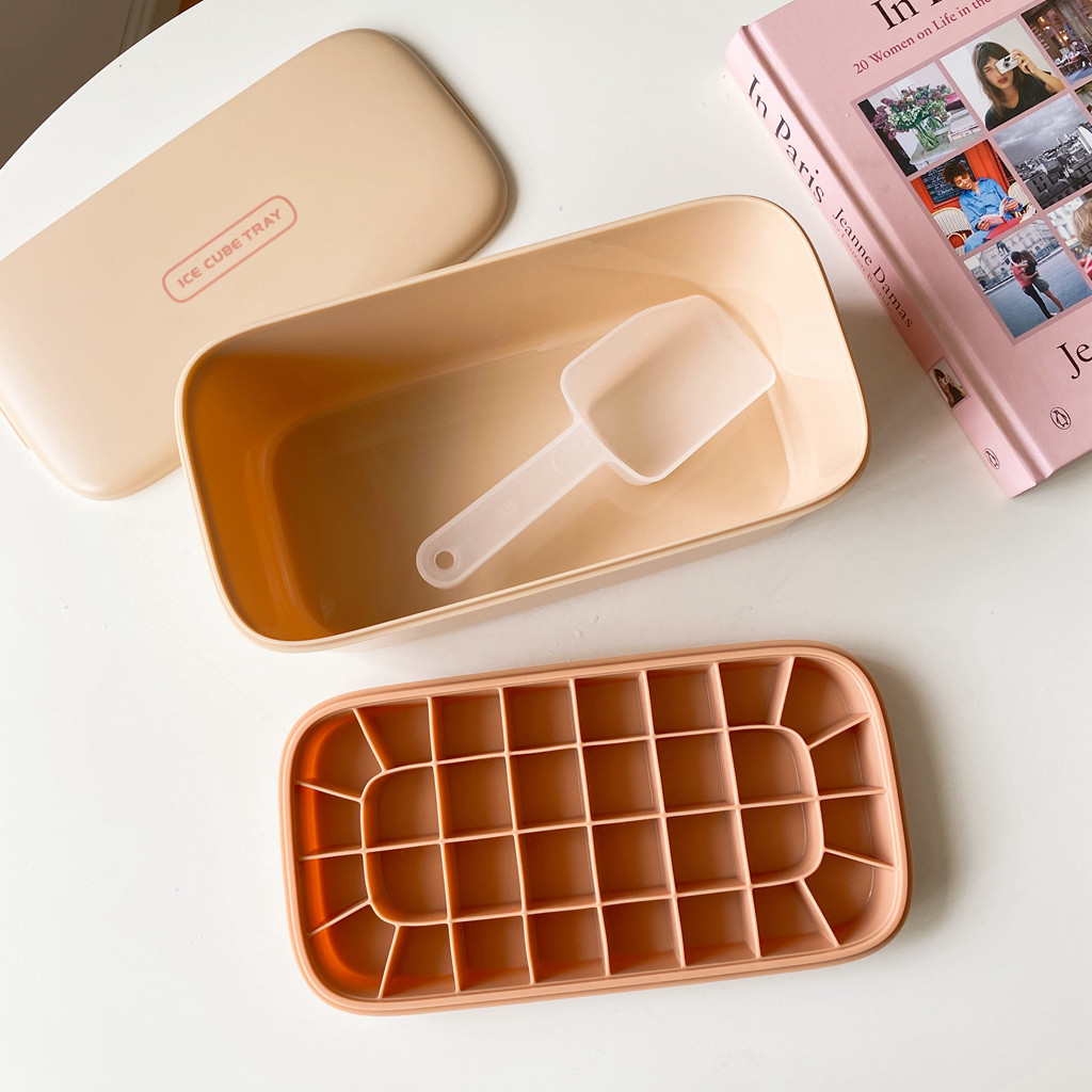 Замороженные кубики льда плесень двойной силиконовый Ледяной ящик кубиков льда артефакт пищевого домой крышка ручной работы формочка для льда Дополнительная пищевая коробка  
