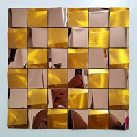 Зеркало розы+случайная алюминиевая кожа 11,7 таблетки квадрат