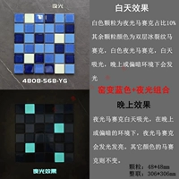 Печь синий + светящаяся комбинация, 48*48 мм