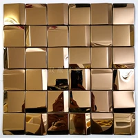 Зеркало розового золота 11,7 таблетки квадрат