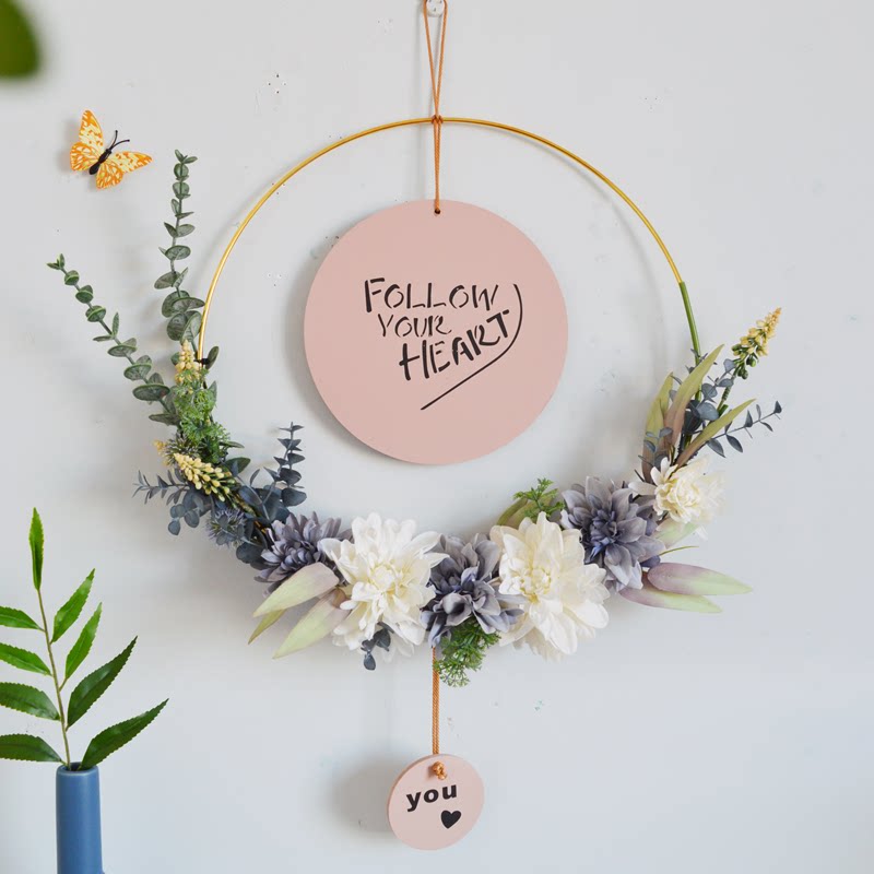 Light Extravagant Style Wall Decoration Wall Trim Nordic Solid Little Fresh Hanging Living-room Bedroom Guest Bedroom Background Wall Wall-mounted