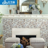 Облачный шнуршанг мозаичный фоновый вентилятор вентилятор белый тонкий телевизионный телевизионный настенный плит плитка настенное плит