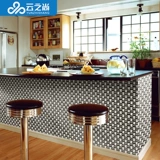 Yunzhishang арочная трехмерная металлическая мозаика ТВ фон стены гостиной бар настенная плитка фасад отделочный материал