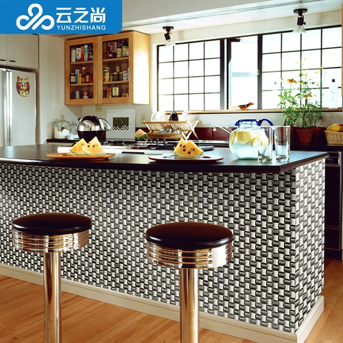 Yunzhishang арочная трехмерная металлическая мозаика ТВ фон стены гостиной бар настенная плитка фасад отделочный материал