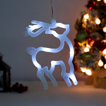 Huachi white lighting DIY mini Christmas tree glowing lighting Christmas decorations