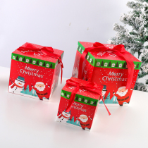 Huachi Christmas Gift Box Gift Box Set Snow Gift Box Christmas Festival Scene Decoration Ornaments