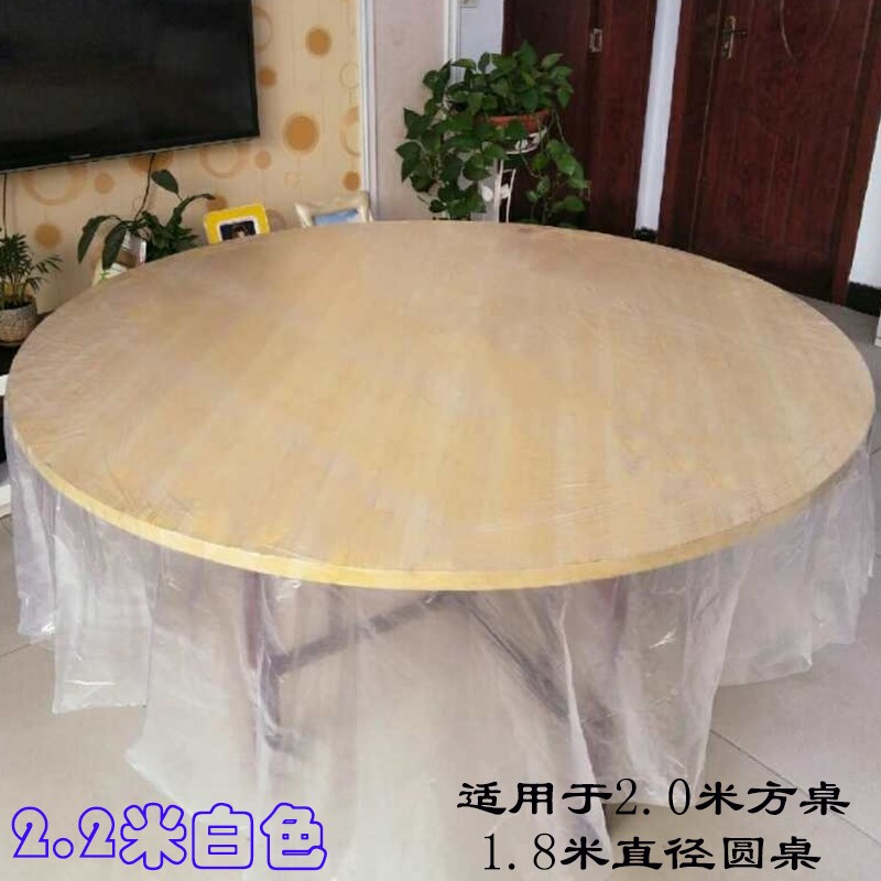 Khăn trải bàn dùng một lần Khăn trải bàn dày bằng nhựa bàn vải khách sạn hộ gia đình tròn bàn hình chữ nhật màu đỏ trắng tùy chỉnh - Các món ăn dùng một lần túi nilon khổ lớn