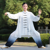 Fight for Fenghua Xiangyun Tai Chi suit womens new elegant three-piece Tai Chi performance competition practice clothing gradient color