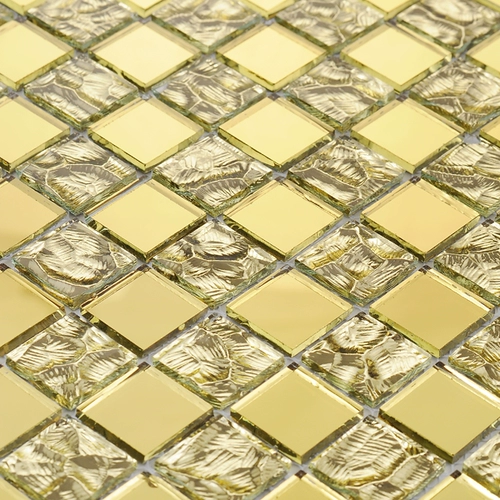 T Crystal Glass Mosaic Tile Tile Фоновая стена взрывооборот обои головоломки пигмент