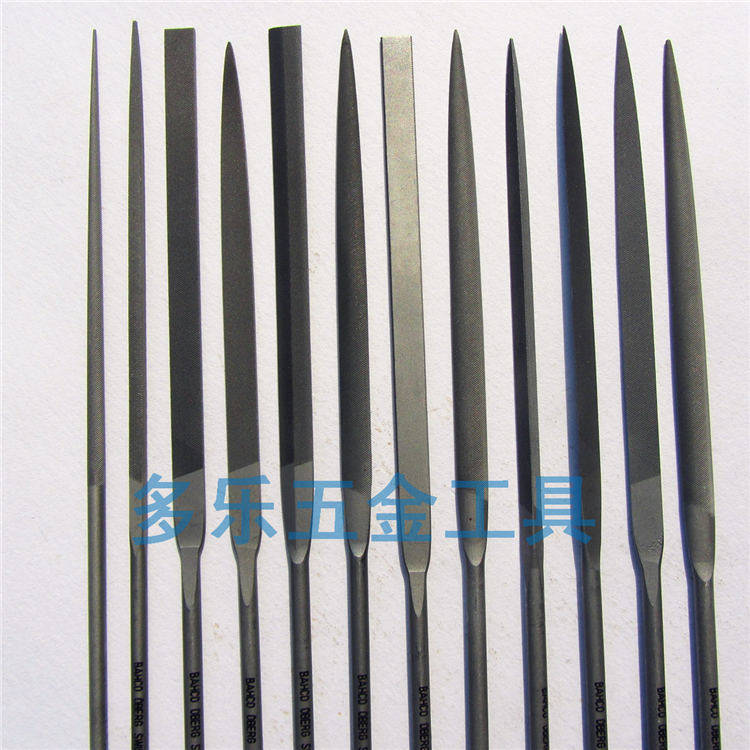 Надфиль 进口瑞典百固bahco鱼唛套装整型锉细齿什锦锉12支装 160mm