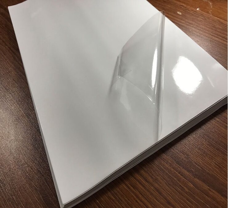 10 Premium Transparent Clear A4 Self Adhesive Inkjet Printable Sticker ...