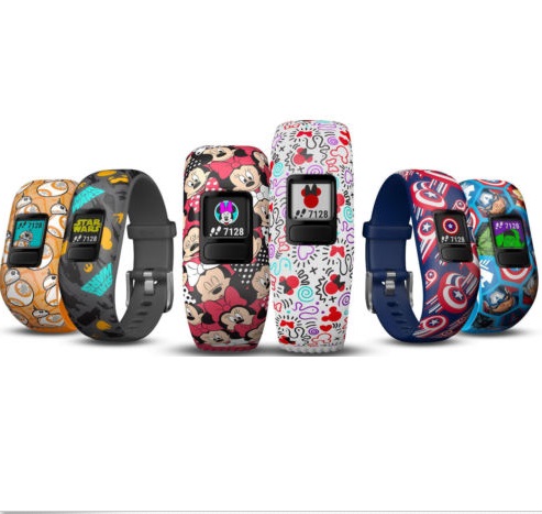 The new Garmin Vivofit Jr 2 Smart Bracelets are waterproof and do not require charging