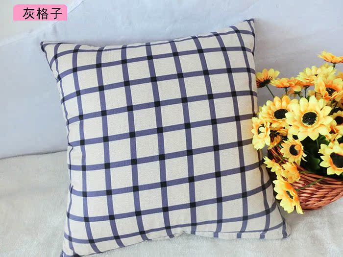Gối cotton mềm mại lớn bọc đệm sofa văn phòng eo lưng đệm đầu giường lớn gối tùy chỉnh đệm lót ghế tựa lưng