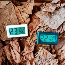 Mini High Precision Cigar Humiture Count Word Electronic Cigar Case With Humitometer Cigar Moisturizing Box Accessories