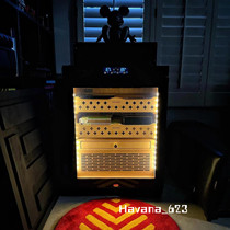 Consultation with more preferential beauty crystal MON800A intelligent horizontal line solid wood thermostatic constant wet cigar cabinet moisturizing cabinet