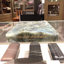 Great Weiduff Davidoff joint day without falling snow eggplant Ashtray Natural Half Treasure Stone Blue Emerald Material