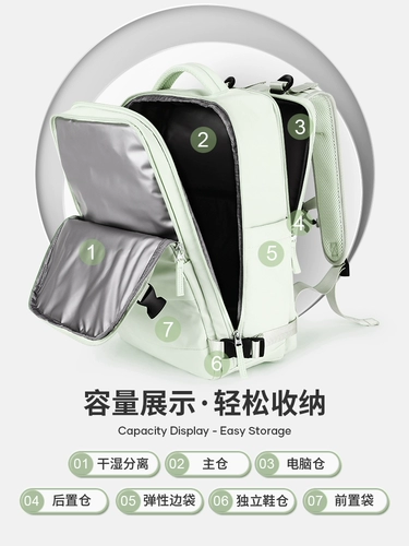 Рюкзак для путешествий, сумка через плечо, вместительный и большой чемодан для отдыха, багажный ноутбук, ранец