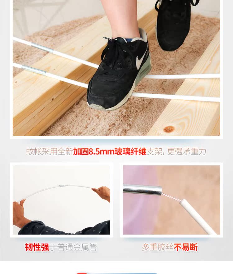 Mông Cổ yurt 1,5m giường 1,8m hộ gia đình 2 mét mùng chống rơi ba cửa 2.2 khung 1,2 mô hình mã hóa dày - Lưới chống muỗi màn chụp gấp gọn thông minh