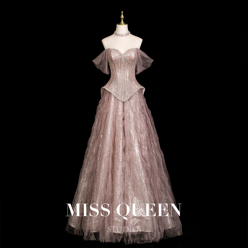 Missqueen Evening Dress 2026 New Classy Niche Design Toast Dress Bride Elegant Dress Skirt for Women