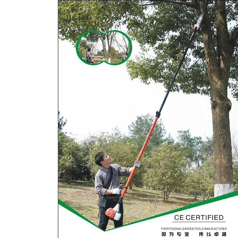 Telescopic High Branch Saw Four Stroke High Altitude Saw Petrol Trim Saw Orchard High Rod Oil Saw Greening Saw 4 m 5 m 5 m Long
