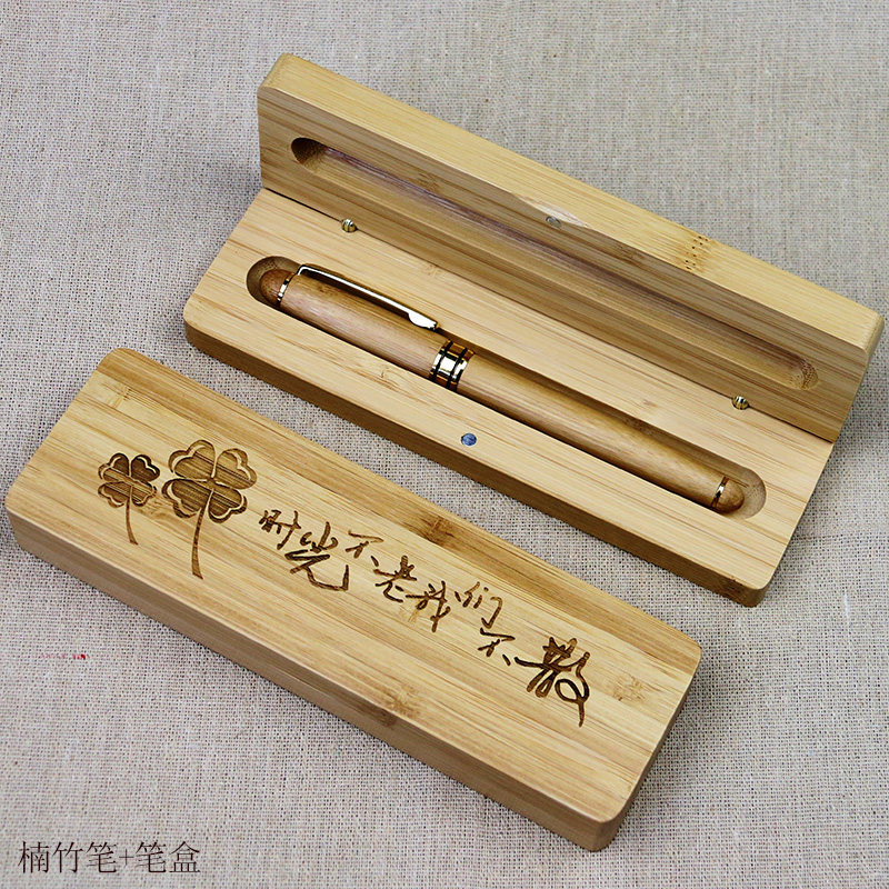 Nanbamboo signed pen birthday gift neutral black jewel pen small clear and lovely couple pen graduation gift students annual personally customized enterprise LOGO creative gift opening sign pen