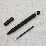 Деревянная рождественская ручка-роллер из сандалового дерева из натурального дерева, подарок на день рождения, делается под заказ, с печатью вашего логотипа