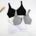 Nhà nông kích thước lớn cô gái áo ngực cotton mỏng phần trung học cơ sở không có vòng thép sinh viên đại học phụ tải ống hàng đầu đồ lót