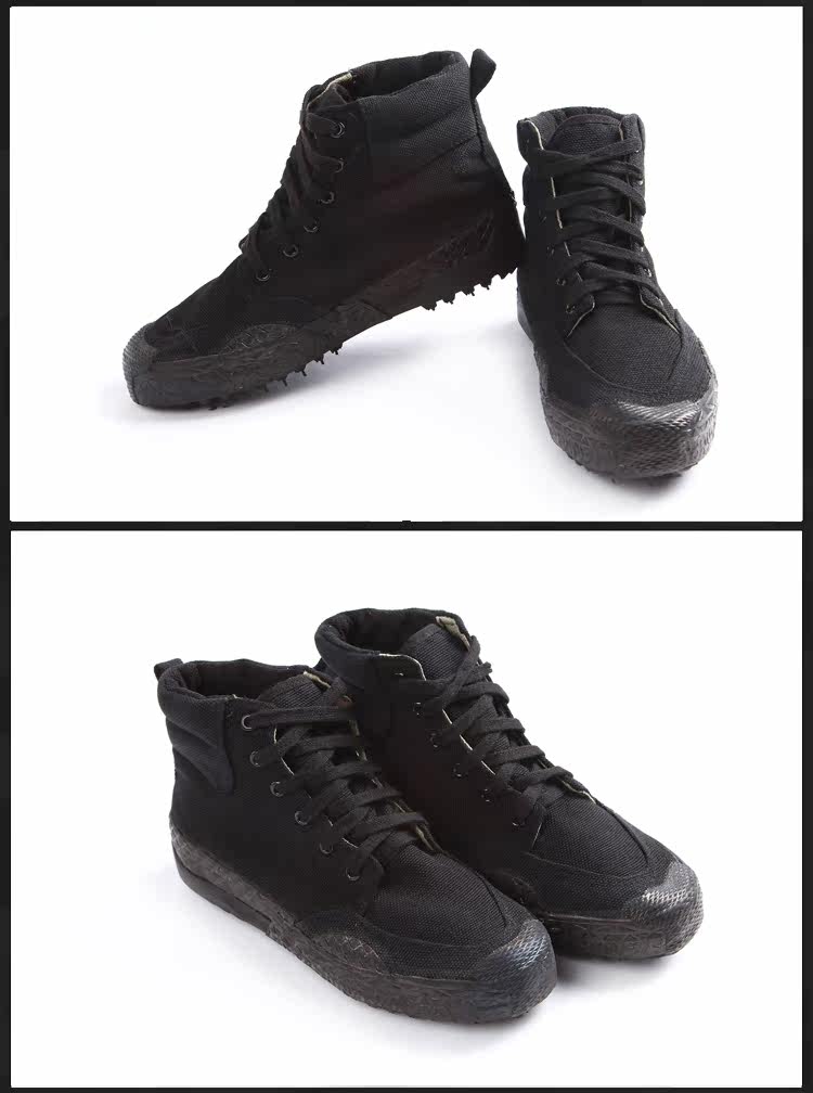 Bottes militaires en toile - porter - Ref 1399648 Image 14