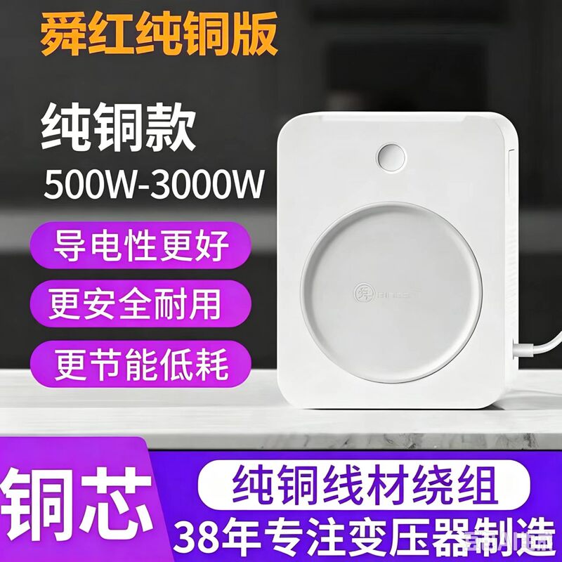 Shunhong Pure Copper Transformer 220V to 110V/110V to 220V Voltage Converter for American and Japanese Appliances Hair Dryer Shunhong Pure Copper Transformer 220V to 110V/110V to 220V Voltage Converter for American and Japanese Appliances Hair Dryer