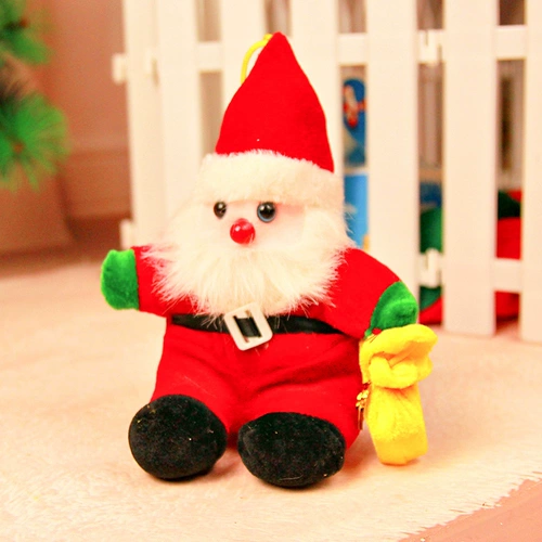 Рождественская детская плюшевая музыкальная игрушка для друга, кукла для пожилых людей, декор