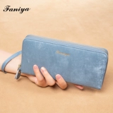 Бумажник, сумка через плечо, длинный вместительный и большой картхолдер, многофункциональная маленькая сумка клатч, кошелек, из натуральной кожи