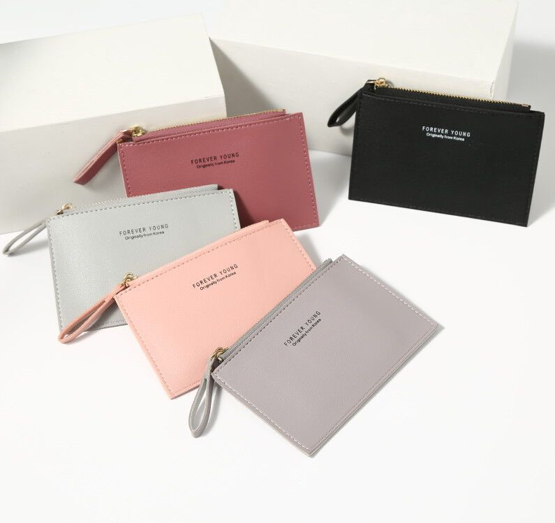 ins zero wallet card bag female Korean version sweet and beautiful student male and female multi-position papers bag cutting sleeve pull chain key wallet