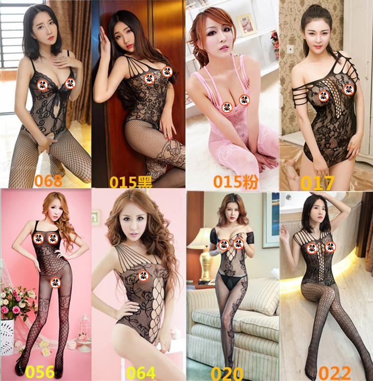 Phụ nữ cực kỳ cám dỗ sexy mỏng căng quan điểm mở jumpsuit vớ vớ kích thước lớn chất béo mm