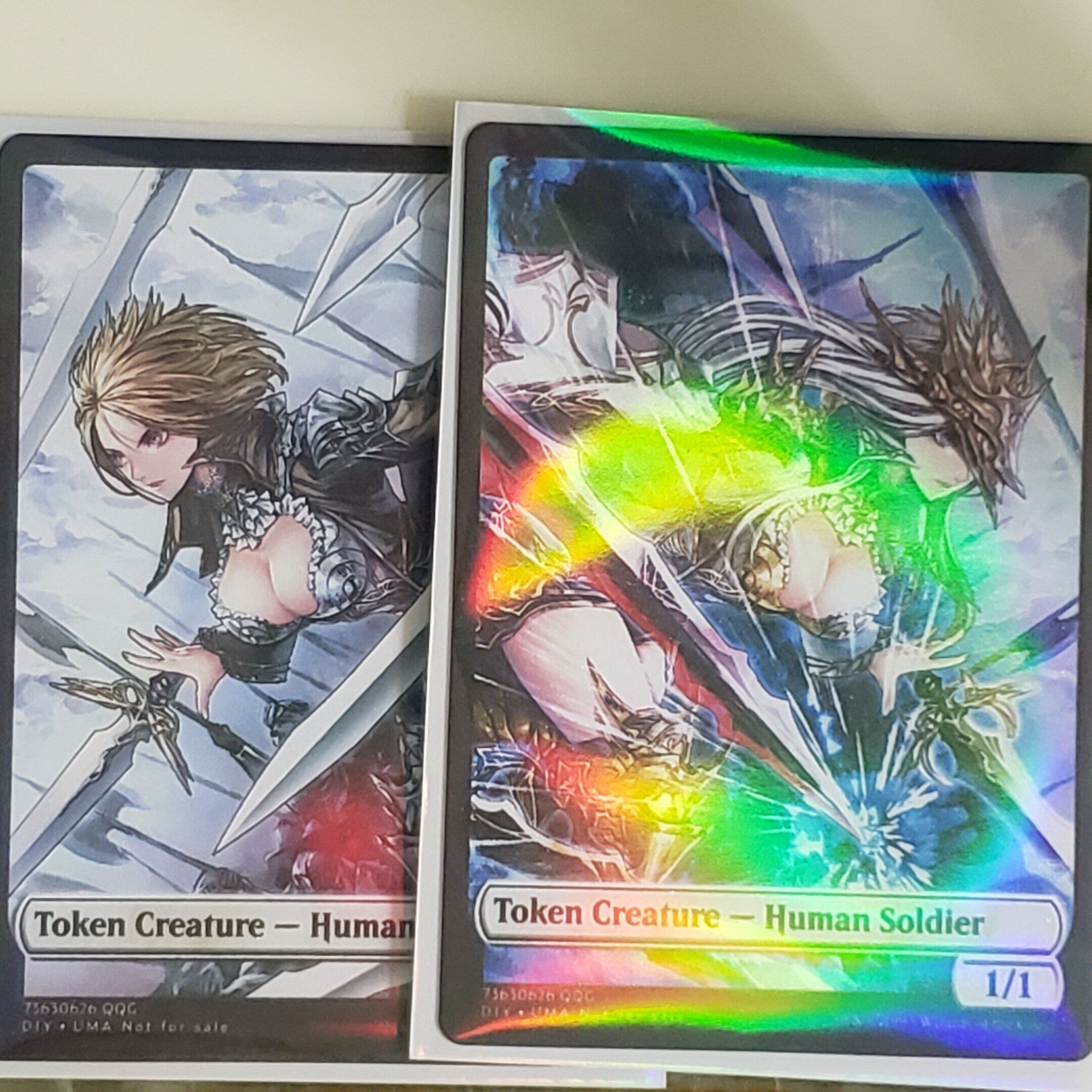 W1 1 Human Soldier Token*2 Jelena Courtzo Breaking Death Enemy Ai Vipee Heron Huaxin Jiaqiao