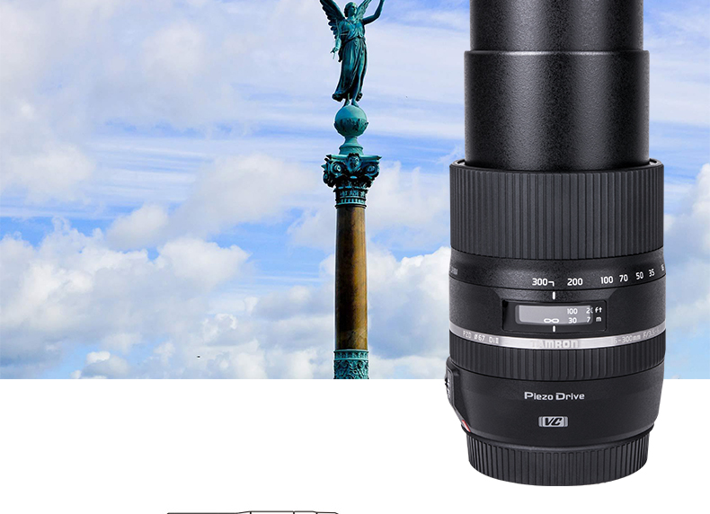 Ống kính máy ảnh kỹ thuật số DSLR chống rung Tamron 16-300mm VC ống kính tele góc rộng lấy nét góc rộng