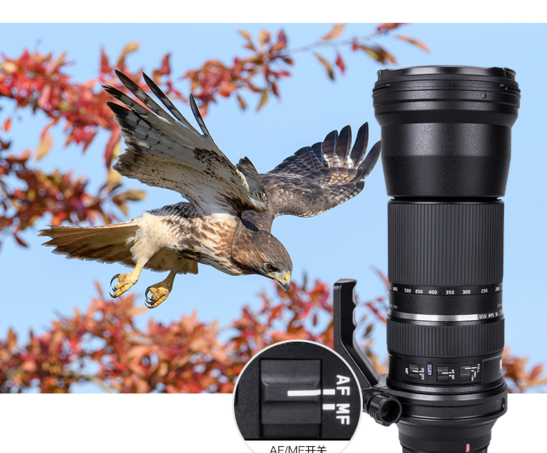 Tamron SP 150-600mm F / 5-6.3 Di VC USD A011 ống kính máy ảnh zoom zoom