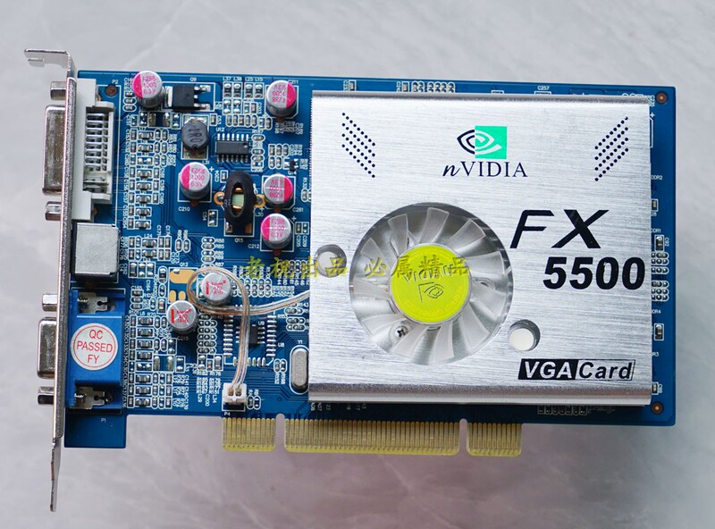 New Nvidia Geforce Fx5500 Pci Industrial Control Graphics Card
